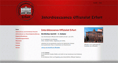 Desktop Screenshot of offizialat-erfurt.de